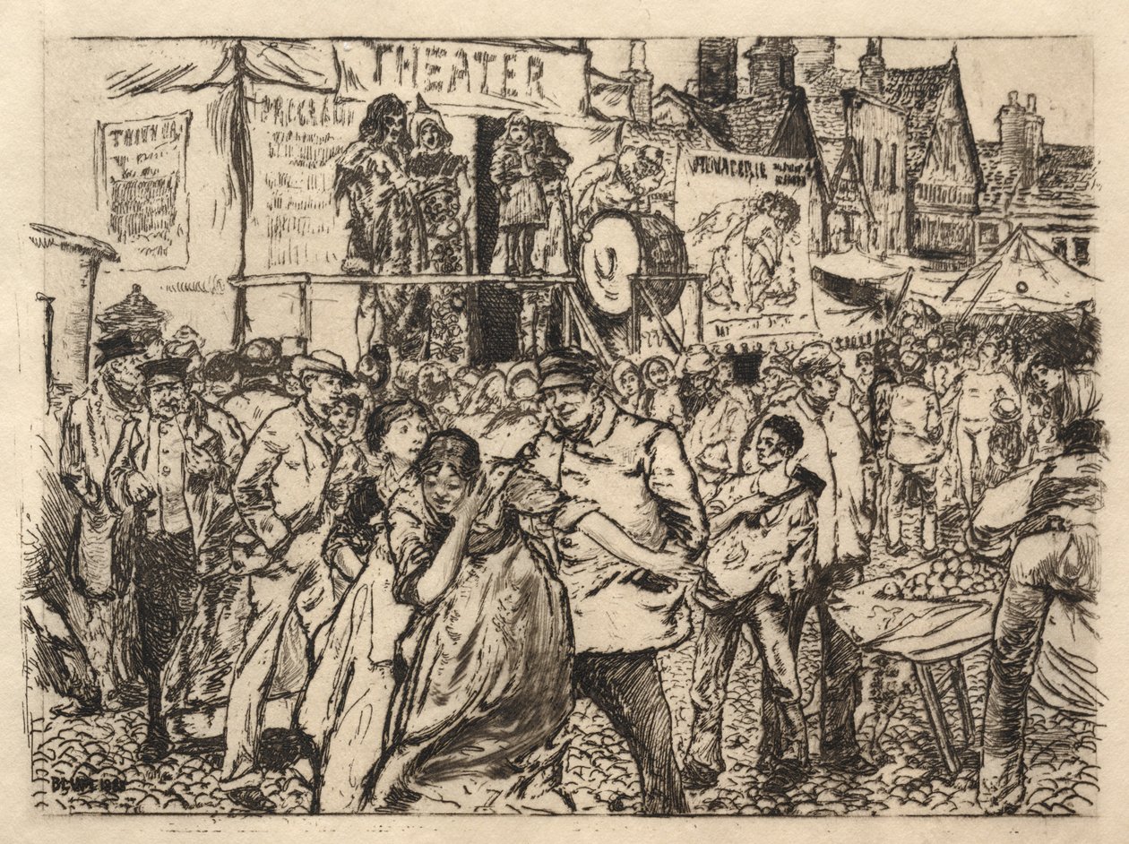 En illustration av Robert Frederick Blum