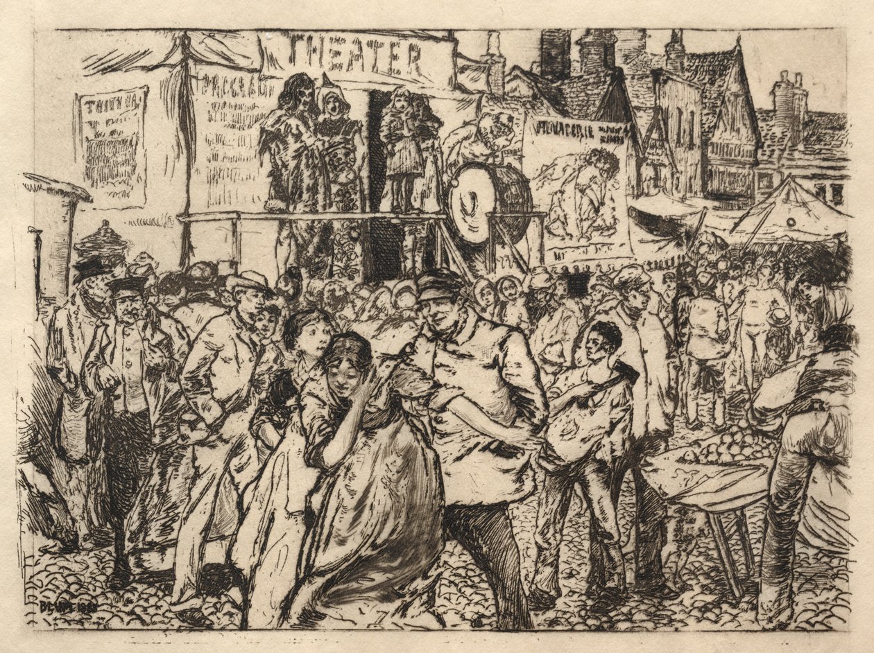 En illustration, 1883. av Robert Frederick Blum