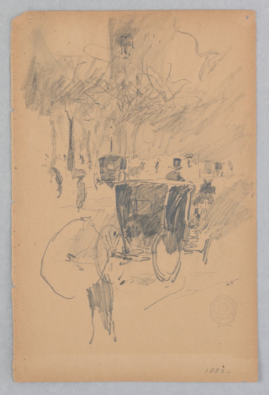 Häst och vagn av Robert Frederick Blum