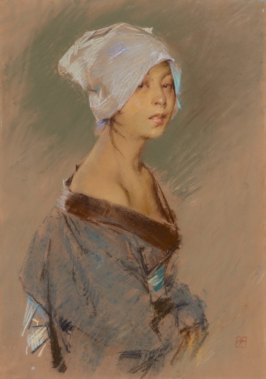 Japansk flicka av Robert Frederick Blum