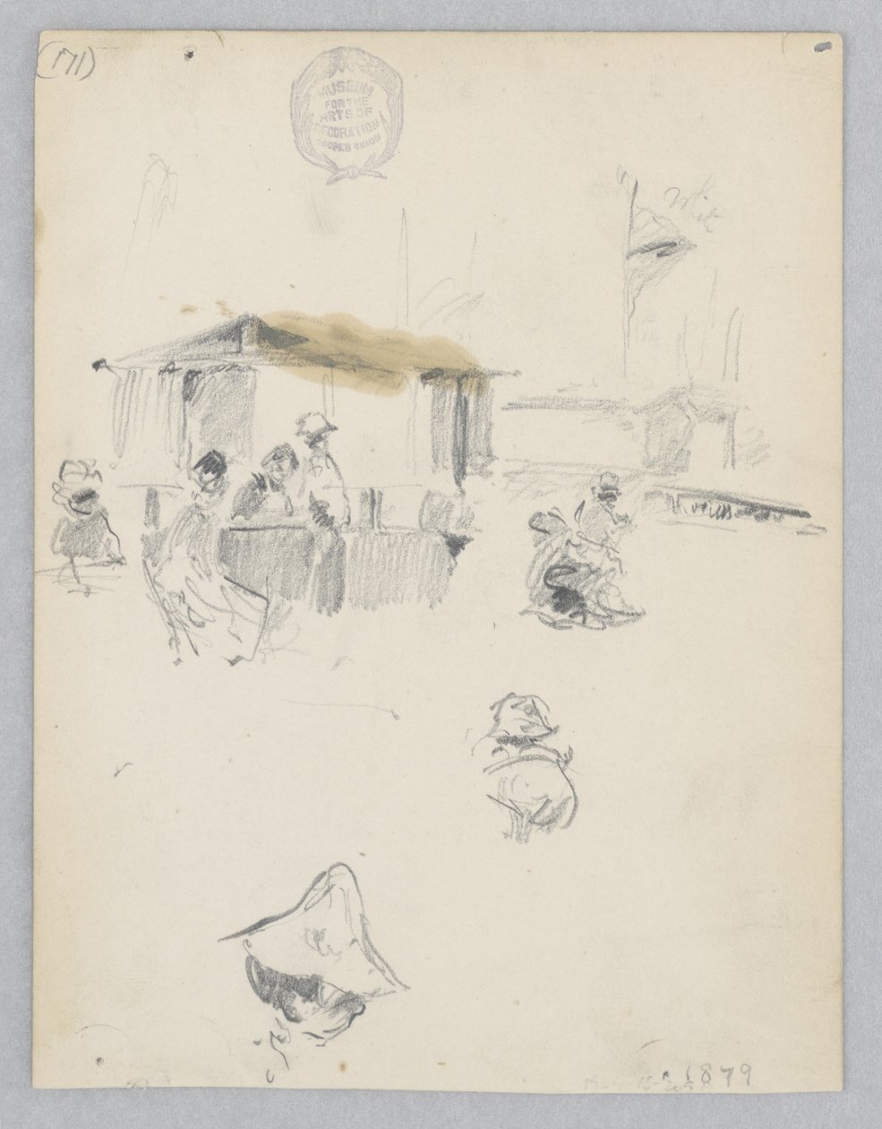 Marknadsscen av Robert Frederick Blum