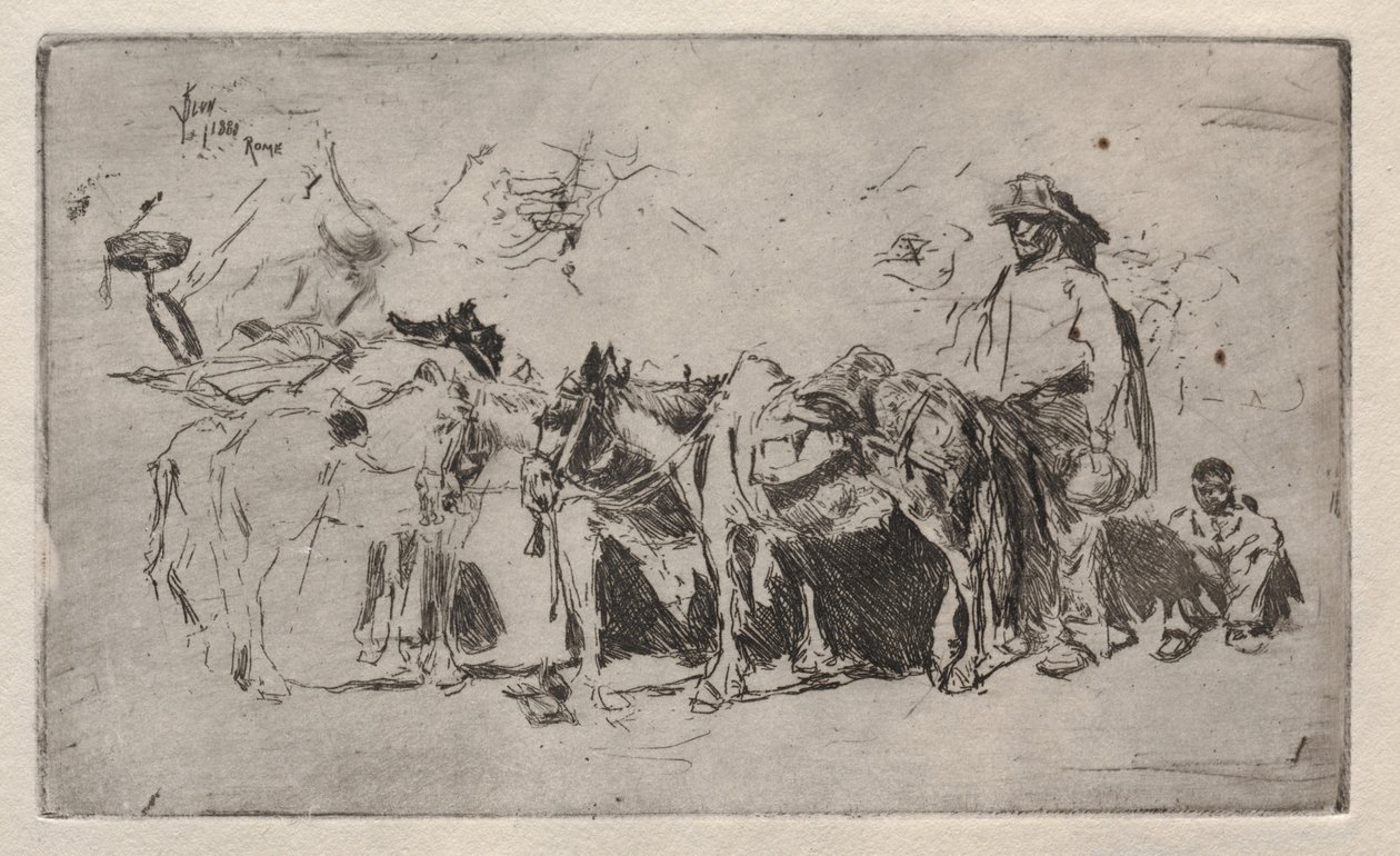 Män och åsnor, Rom av Robert Frederick Blum