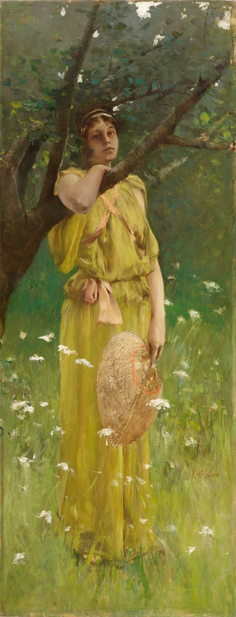 Reverie, ca 1883-1884 (olja på duk) av Robert Frederick Blum