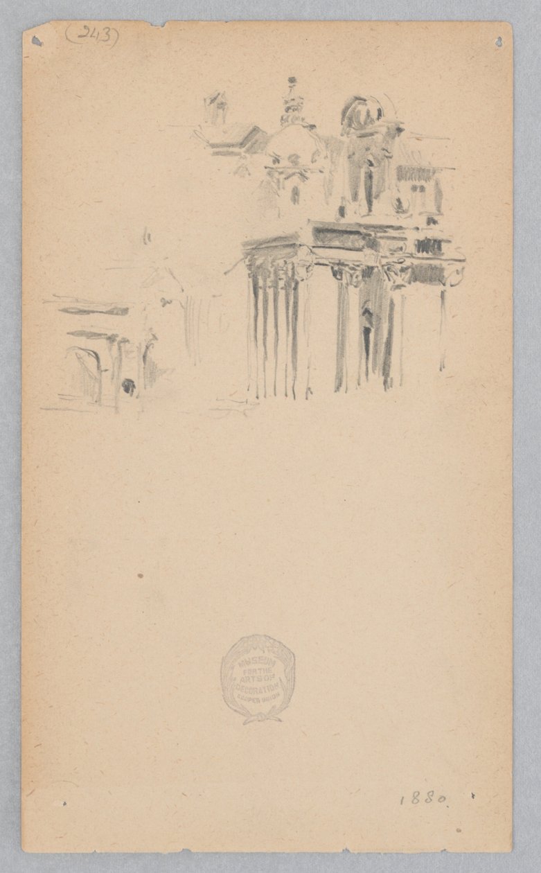 San Lorenzo i Miranda, Rom, Italien av Robert Frederick Blum
