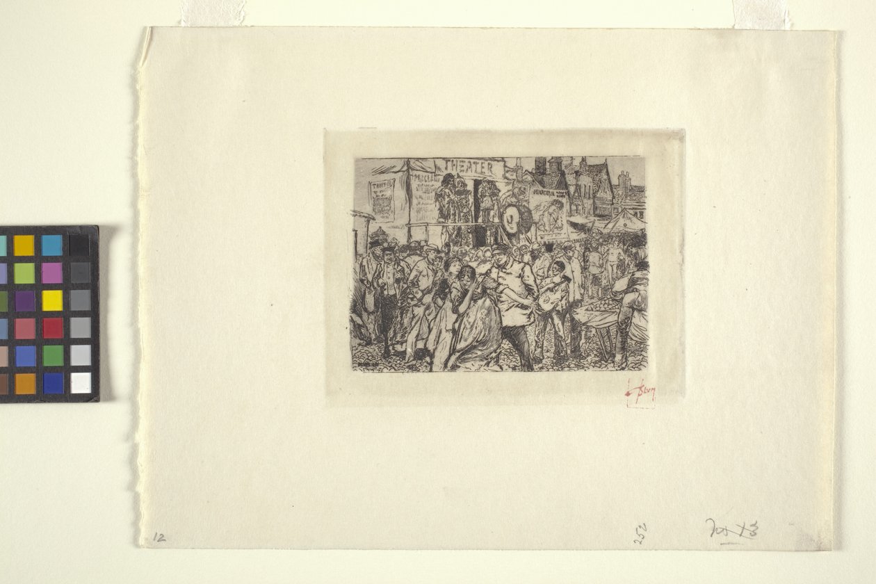 Scene At A Circus (bläck) av Robert Frederick Blum