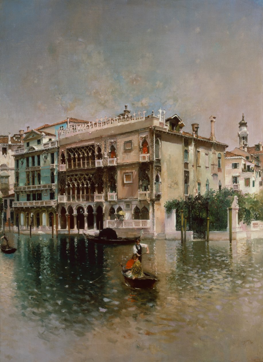 Canal Grande, Venedig av Robert Frederick Blum