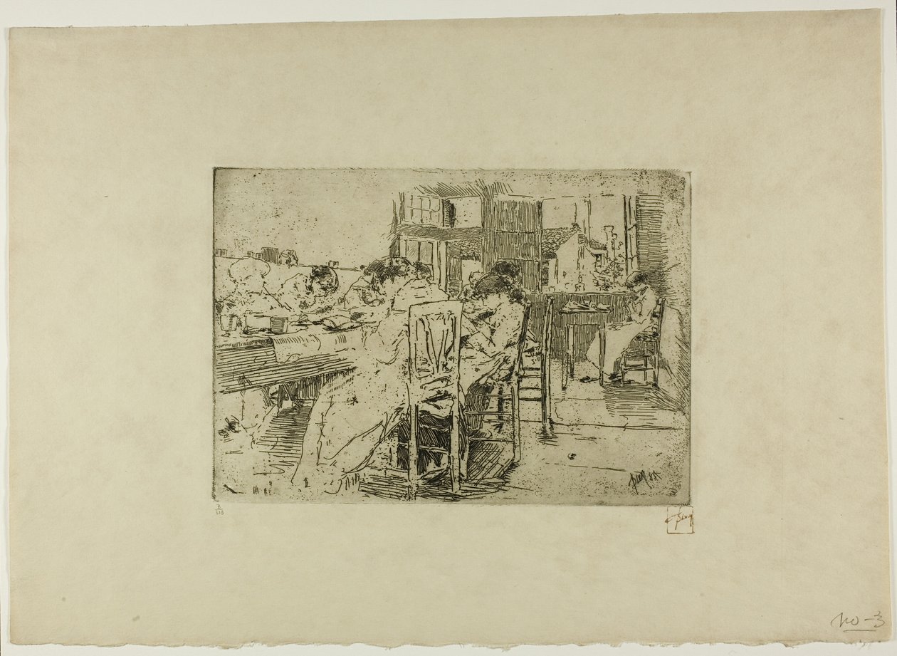 Untitled (Girls Saying Grace) av Robert Frederick Blum