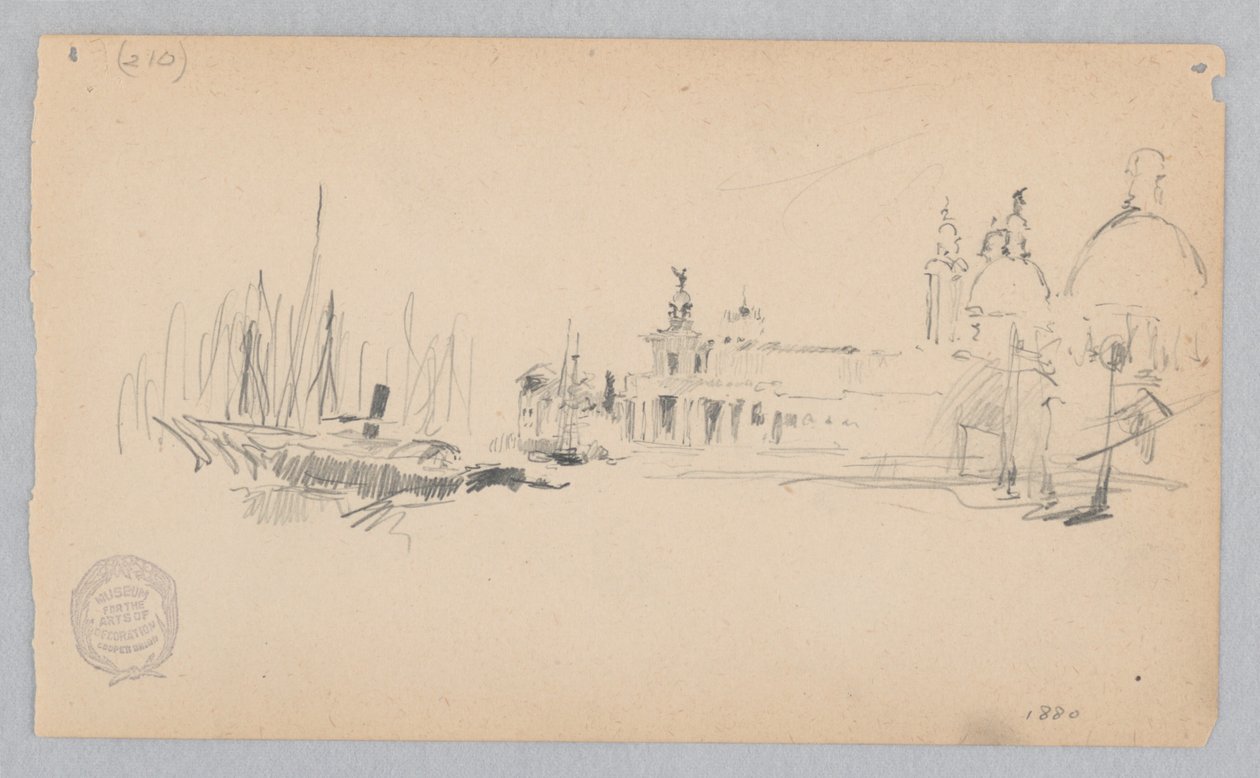 Utsikt över Venedig, Italien av Robert Frederick Blum