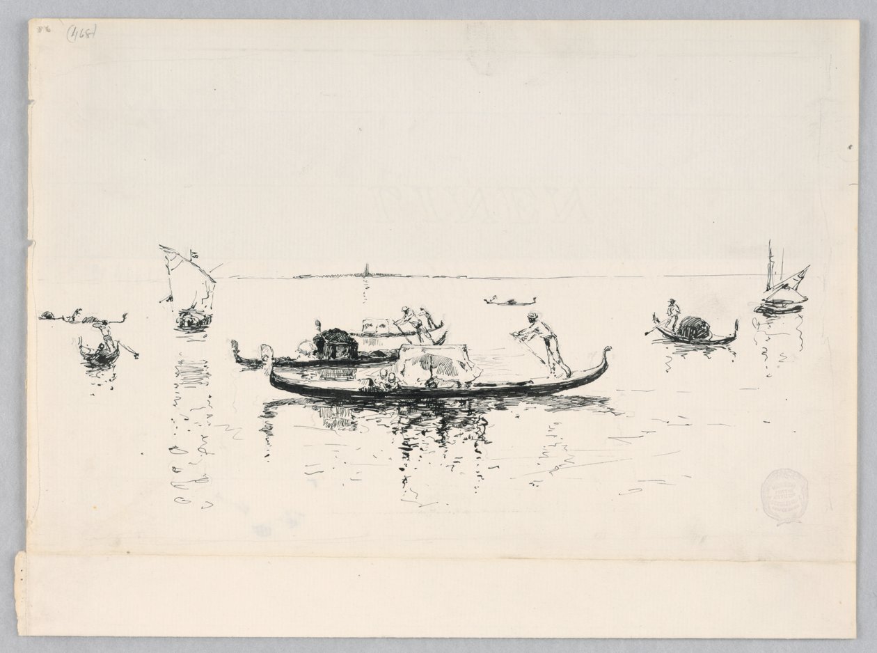 Utsikt över Venedig, Italien av Robert Frederick Blum