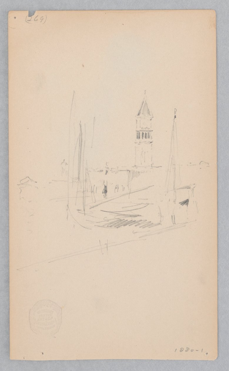 Utsikt över Venedig, Italien av Robert Frederick Blum