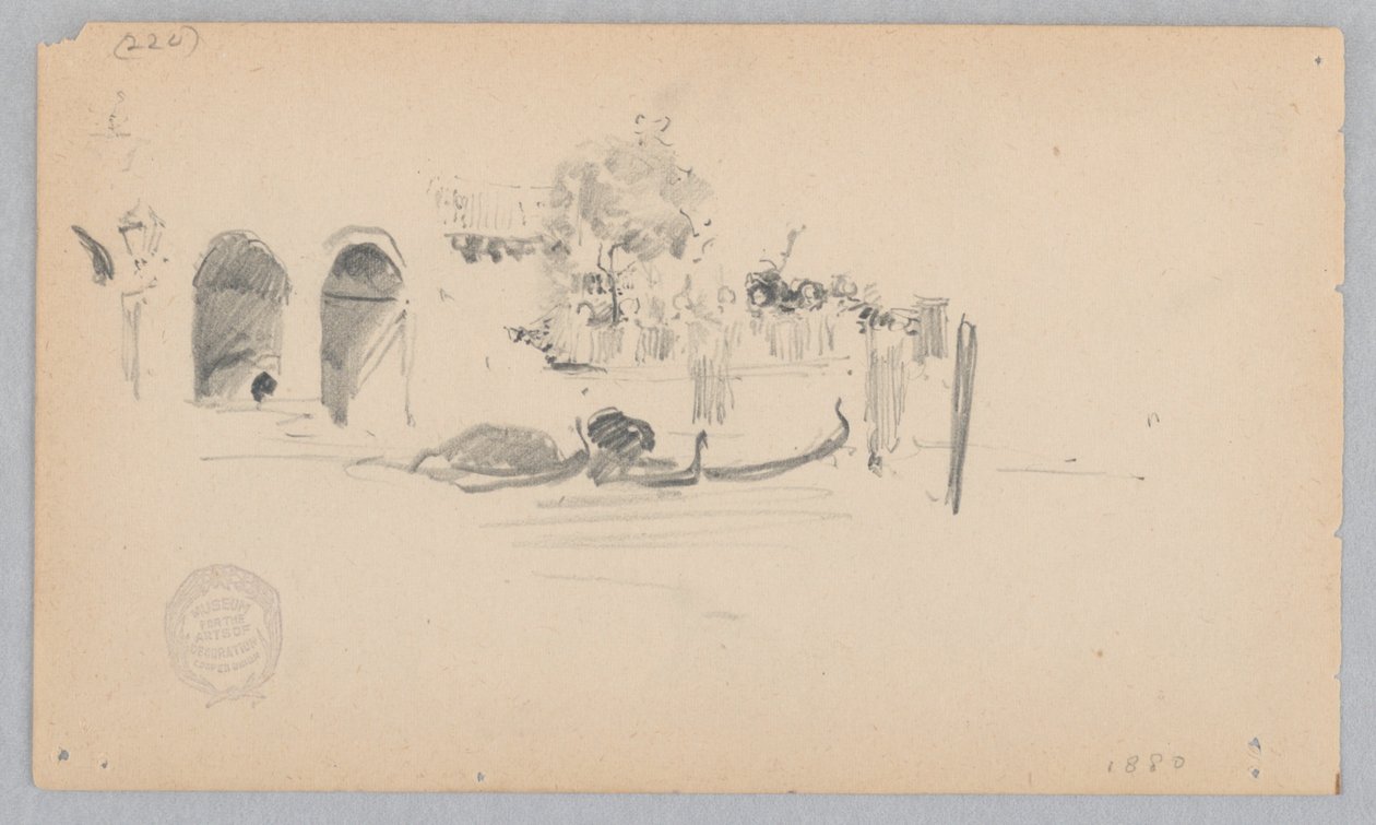 Utsikt över Venedig, Italien av Robert Frederick Blum