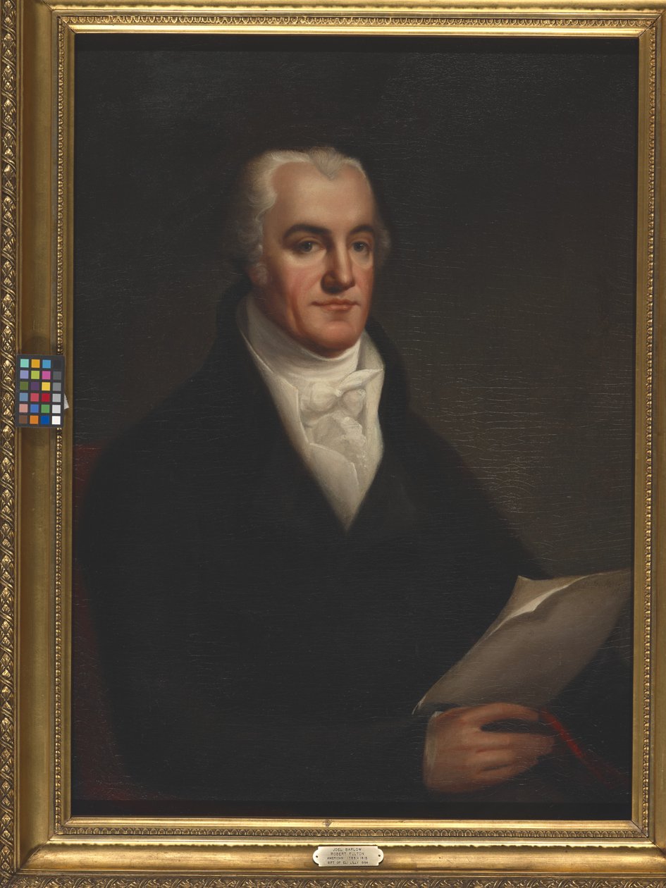Porträtt av Joel Barlow (olja på duk) av Robert Fulton