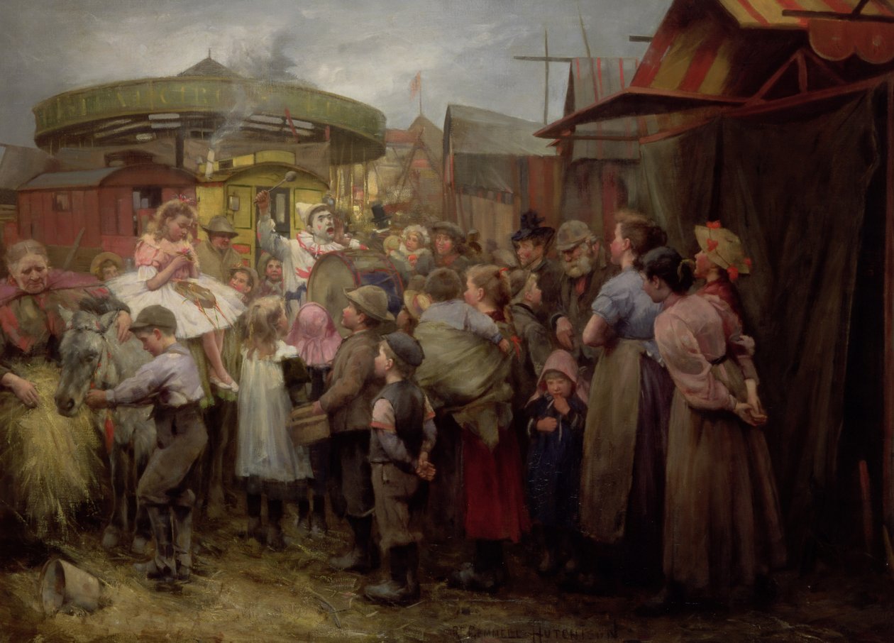 The Village Carnival Hej! Hej! Hej! 1890-talet av Robert Gemmell Hutchison
