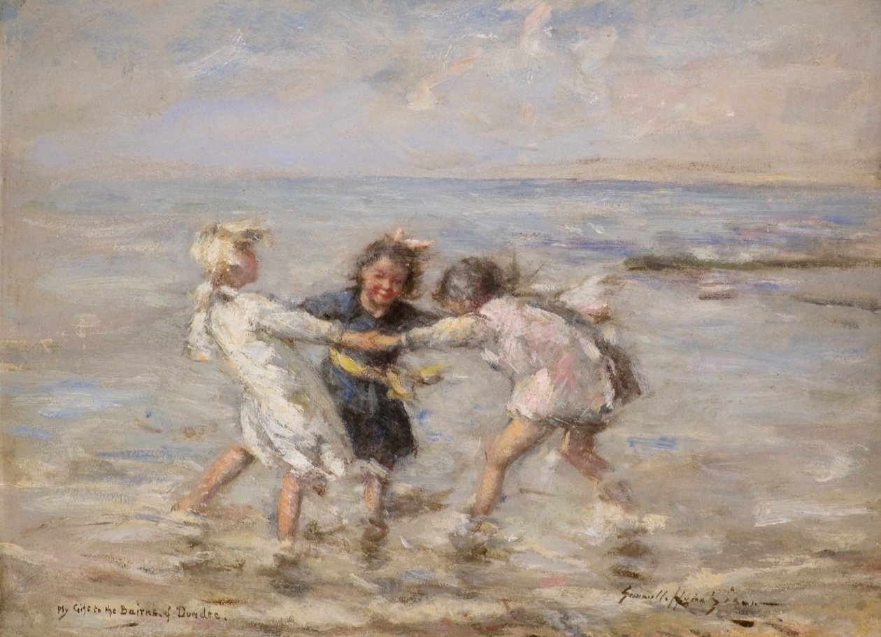 A Frolic in the Sea (olja ombord) av Robert Gemmell Hutchison
