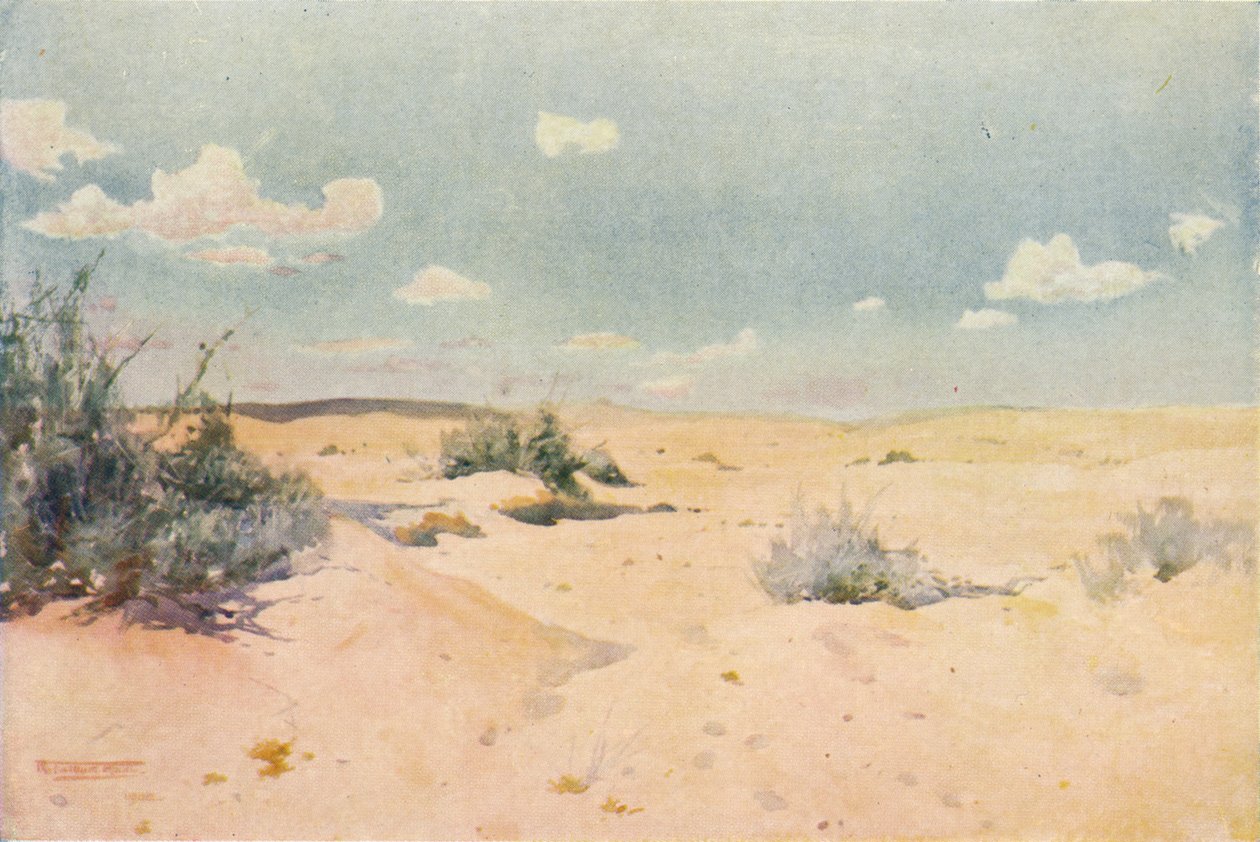 En ökenstudie vid Tel-El-Kebir, c1880, 1904 av Robert George Talbot Kelly