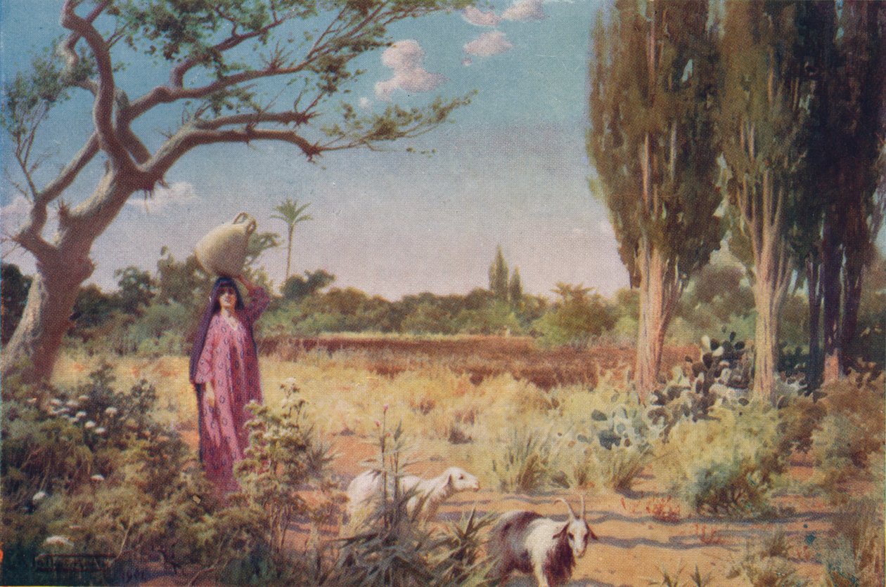 En pastoral nära Damietta, c1880, 1904 av Robert George Talbot Kelly