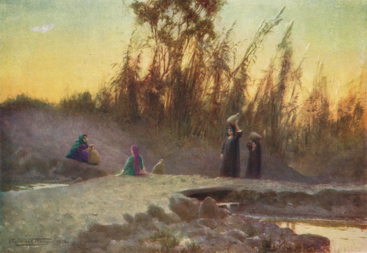Vid brunnen, c1880, 1904 av Robert George Talbot Kelly