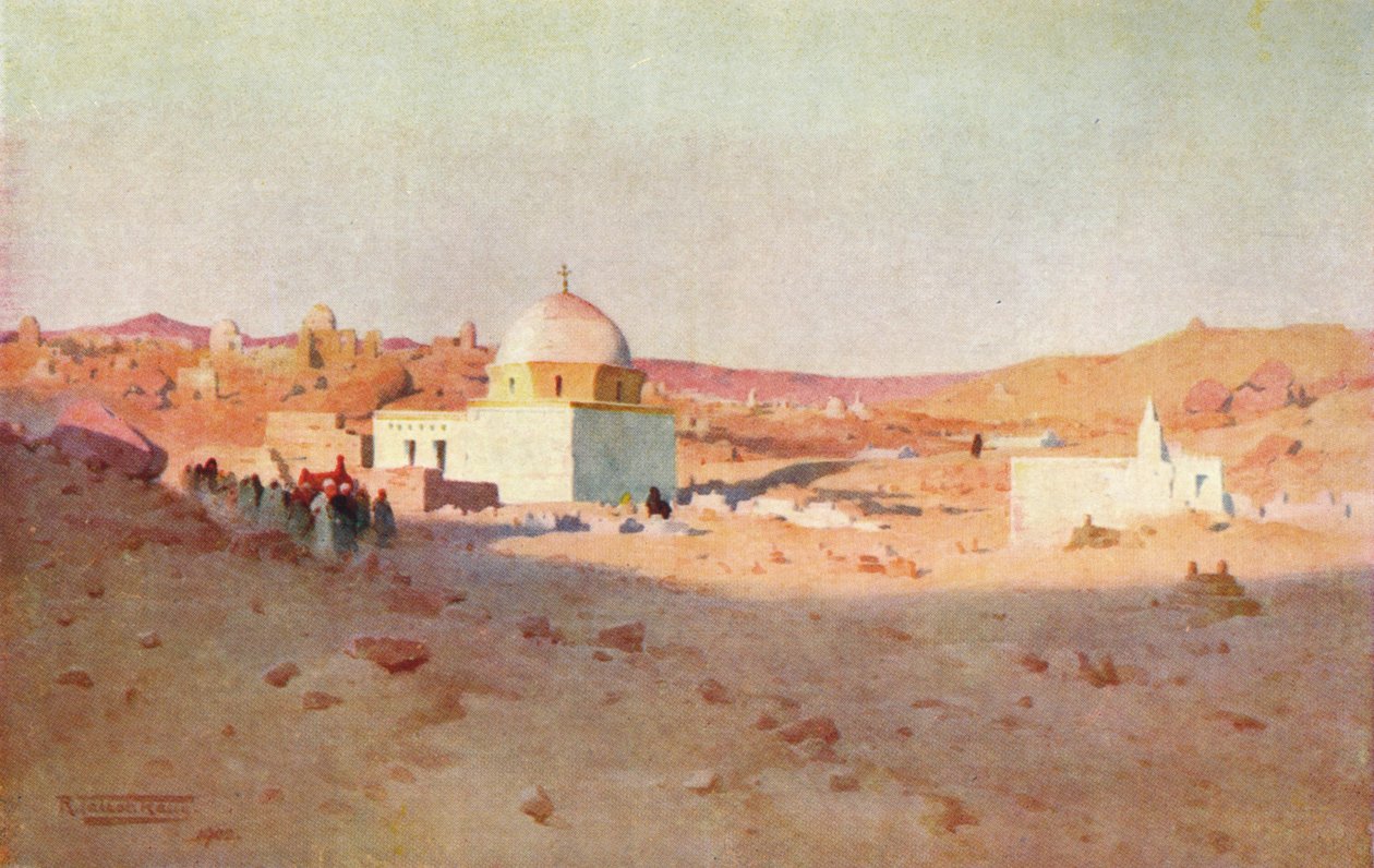 Cufic Cemetery, Assuan, c1880, 1904 av Robert George Talbot Kelly