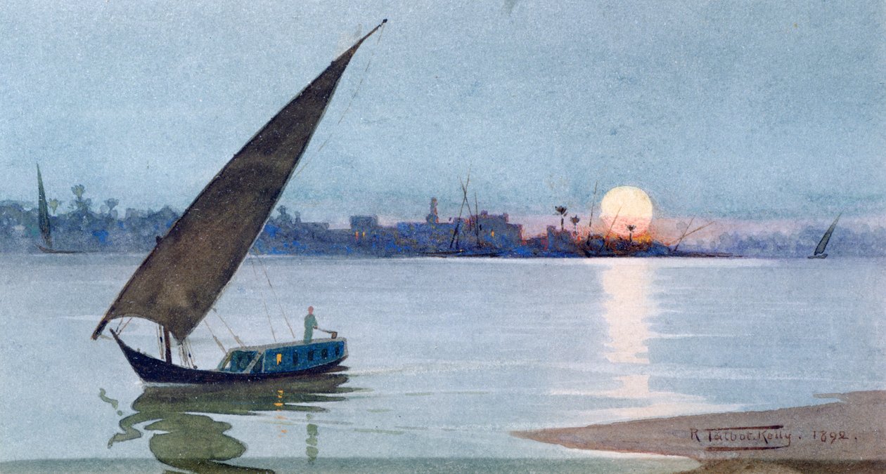 Östra sjön, Egypten av Robert George Talbot Kelly