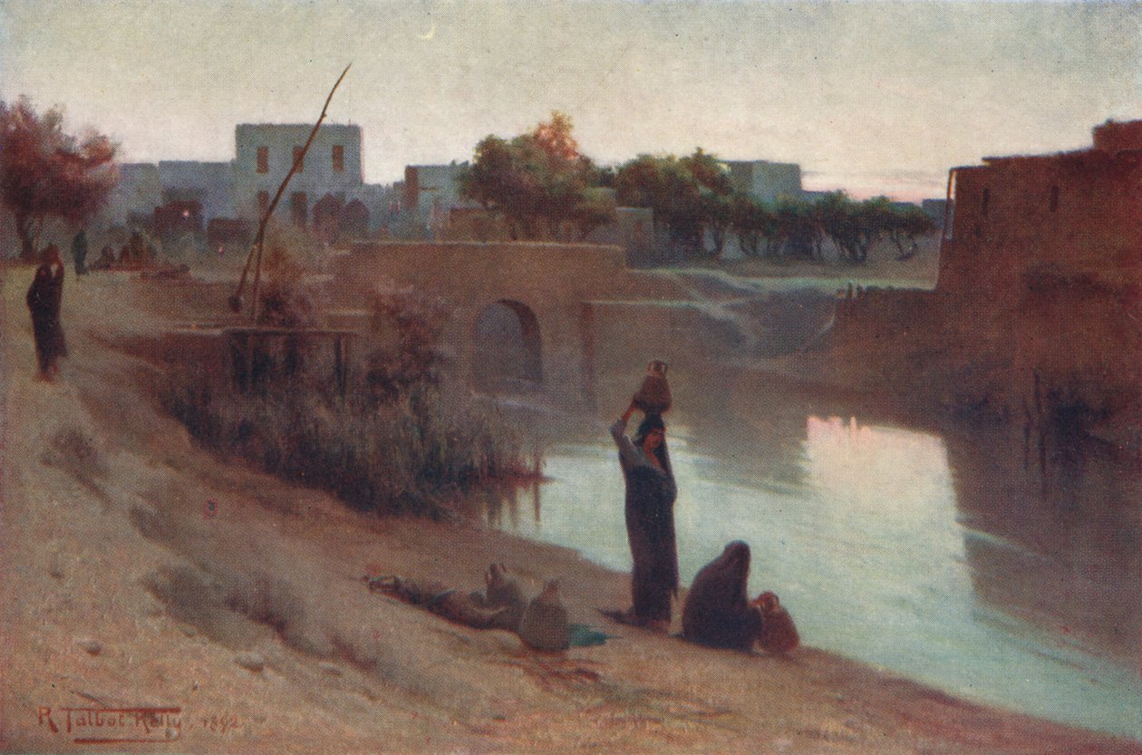 Afton på Fakus, c1880, 1904 av Robert George Talbot Kelly