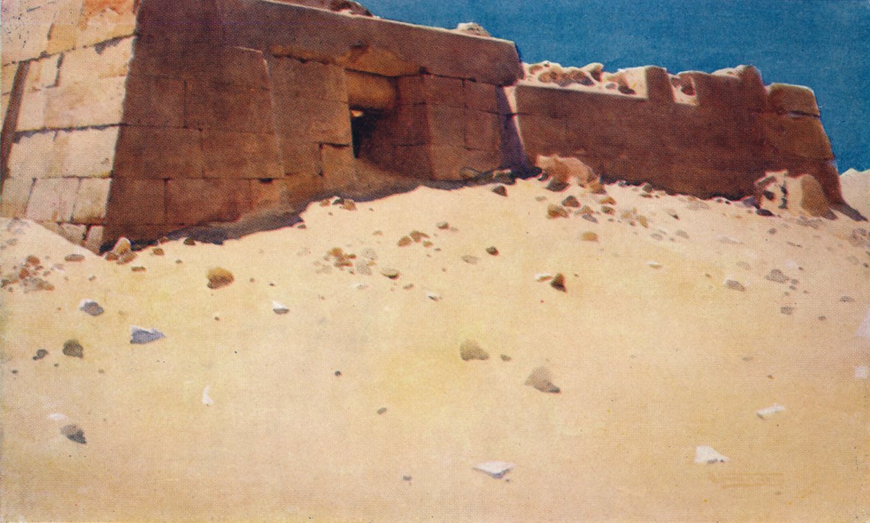 Mastaba under den andra pyramiden, c1880, 1904 av Robert George Talbot Kelly