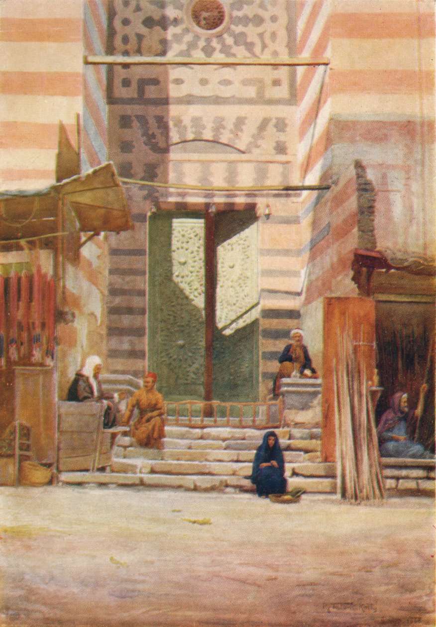 Bronsdörrarna i El-Maristan El-Kelaun, c1880, 1904 av Robert George Talbot Kelly