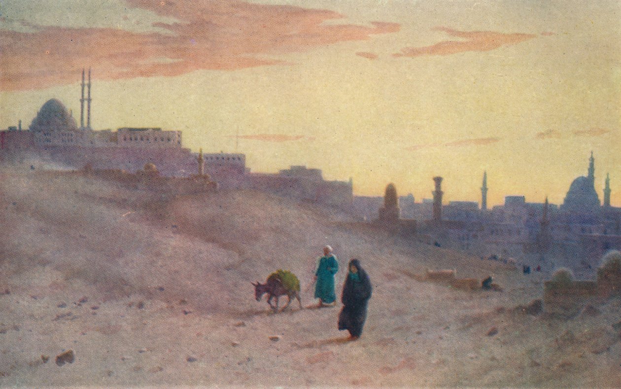 Citadellet och Kairo från öster, c1880, 1904 av Robert George Talbot Kelly