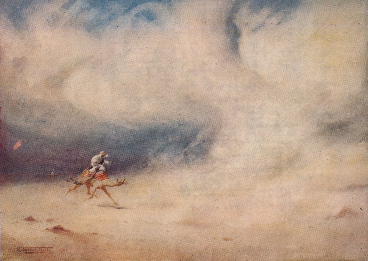Virvelvind i öknen, c1880, 1904 av Robert George Talbot Kelly