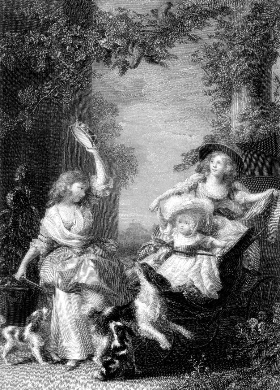 De kungliga prinsessorna, barn till kung George III, 1800-talet. av Robert Graves