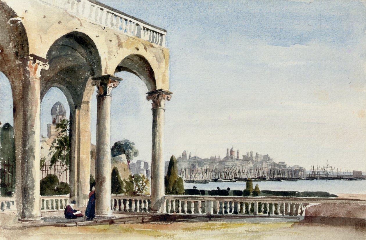 Villa Doria i Genua, 1829 av Robert Henry Cheney
