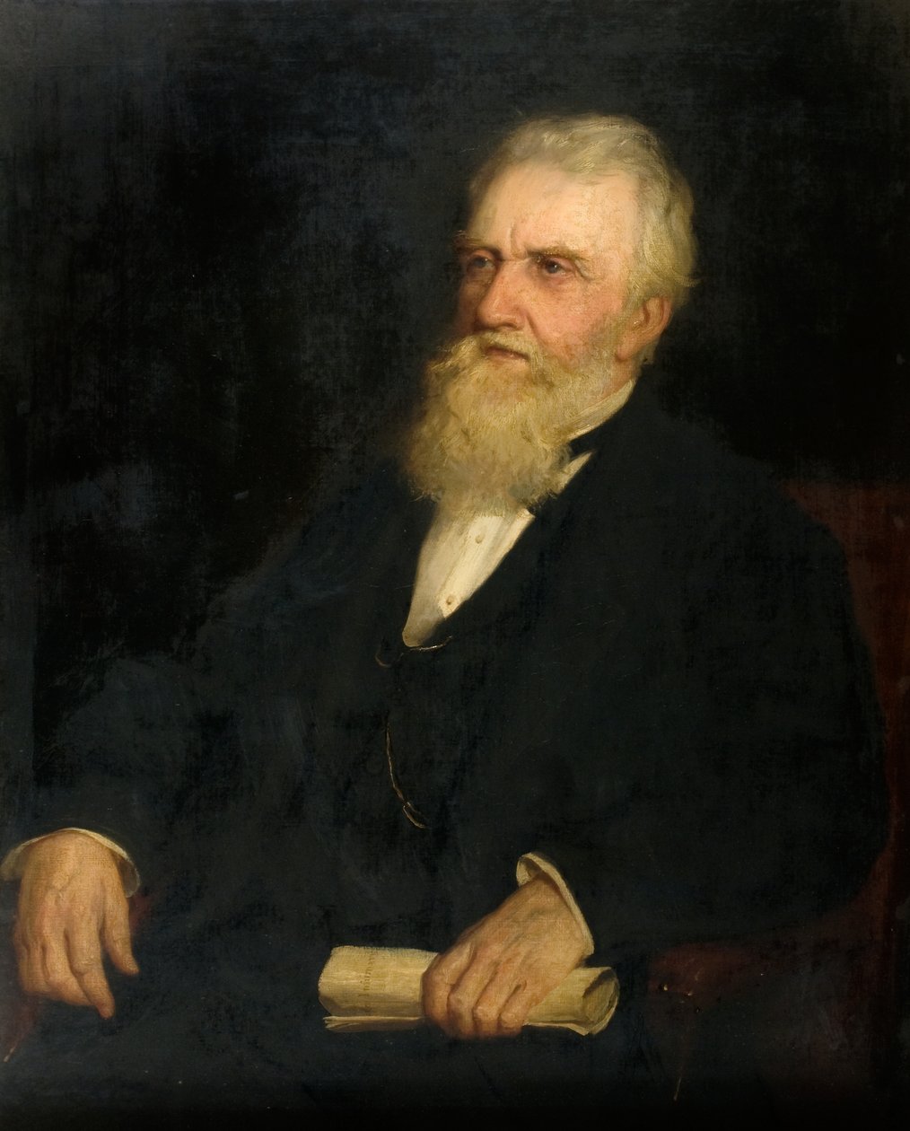 George Rough (1801-1888), ca 1882 (olja på duk) av Robert Herdman
