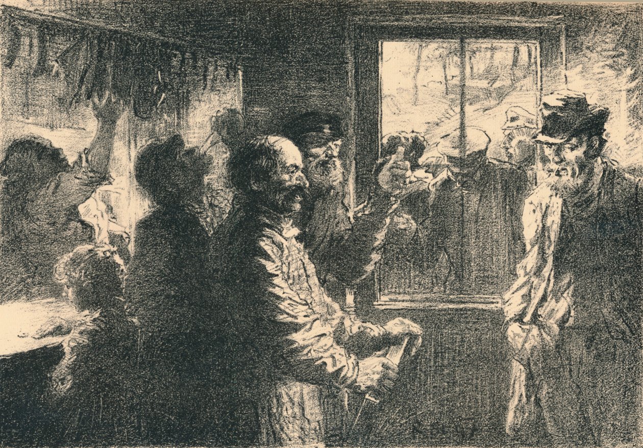 Dammerling, c1887-1898, 1898 av Robert Hermann Sterl