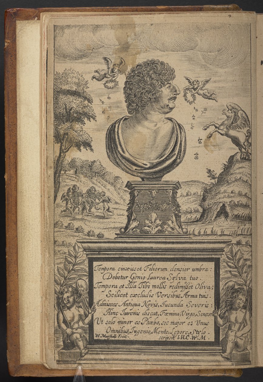 Frontispice av Hesperides, eller The Works... av Robert Herrick
