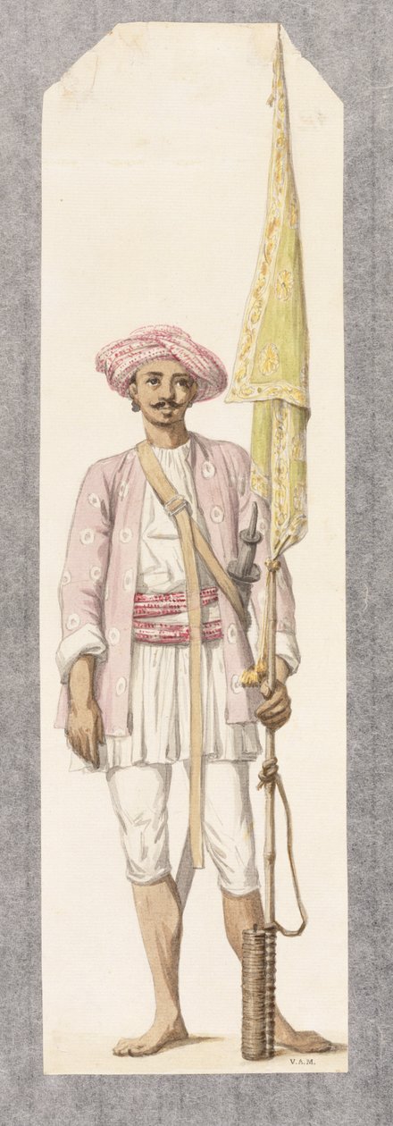 Rocket Man of Tipoo Sultan (1750-99), c.1793-4 (wc på papper) av Robert Hone