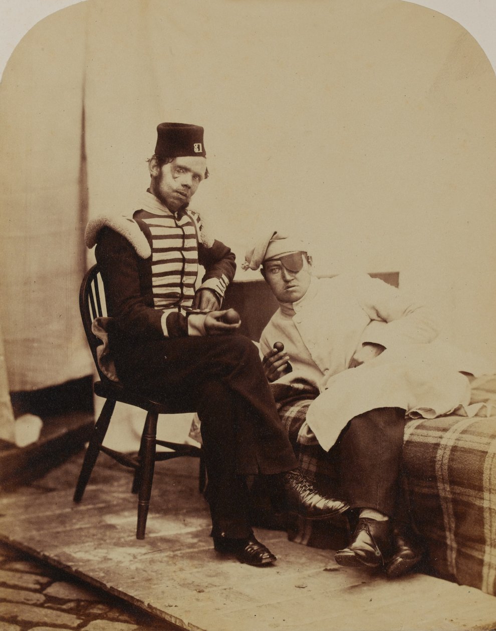 Lockart, 31:a fotregementet (Huntingdonshire), 1856 (sepiafoto) av Robert Howlett