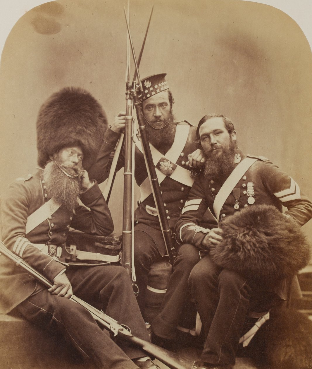Reynolds, Temple och Judd, Scotch Fusiliers Guards av Robert Howlett