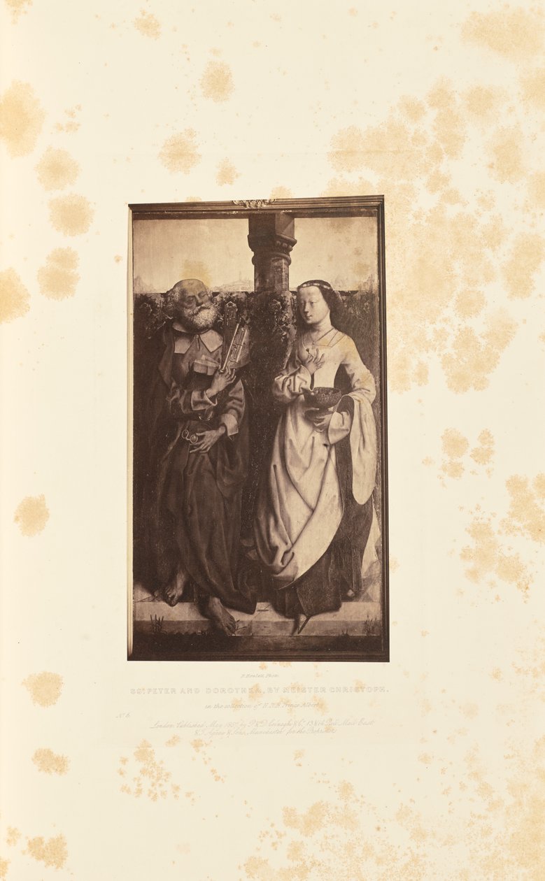 Helgonen Peter och Dorothea, av Meister Christoph av Robert Howlett