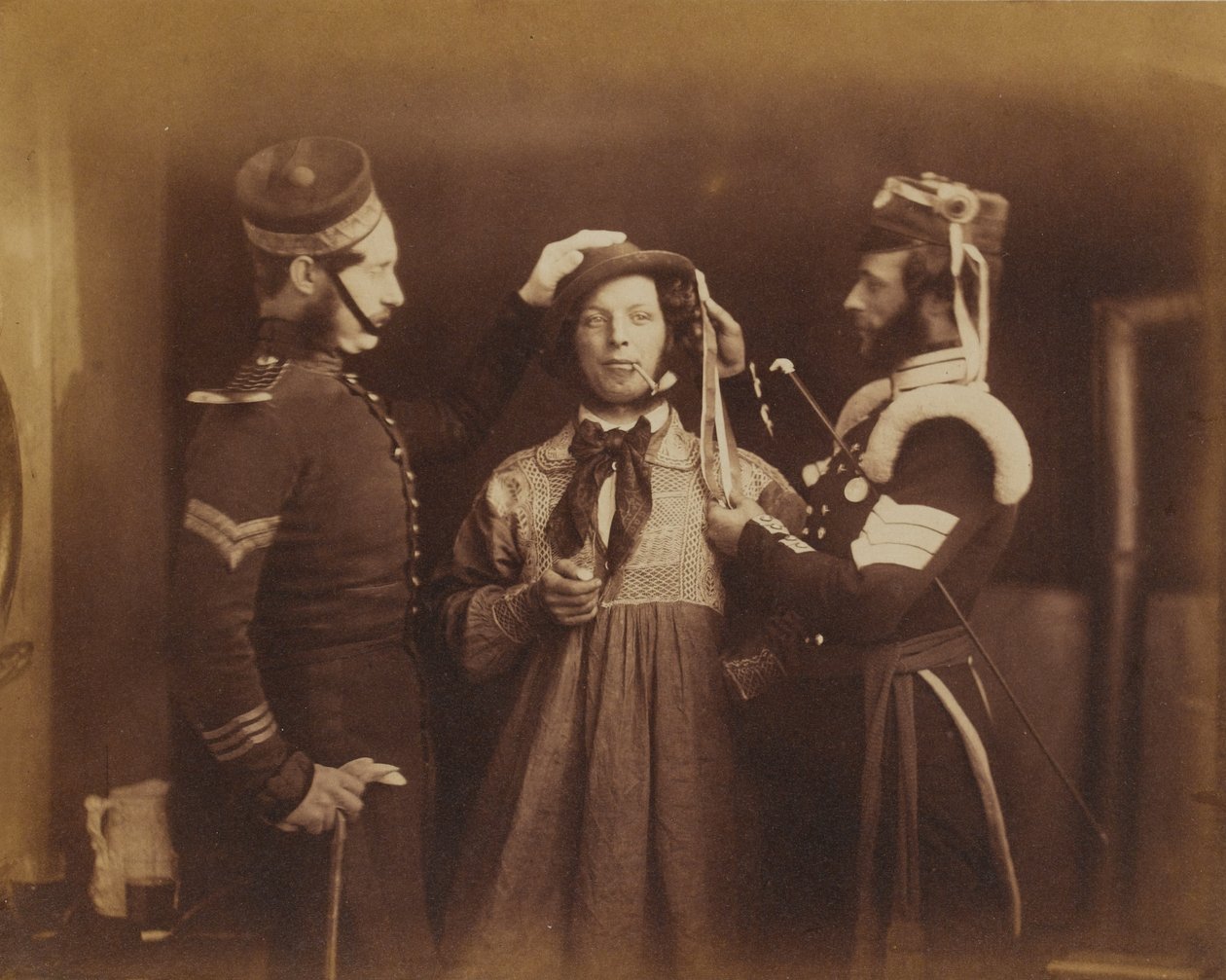 Rekryten, 1856 (sepiafoto) av Robert Howlett