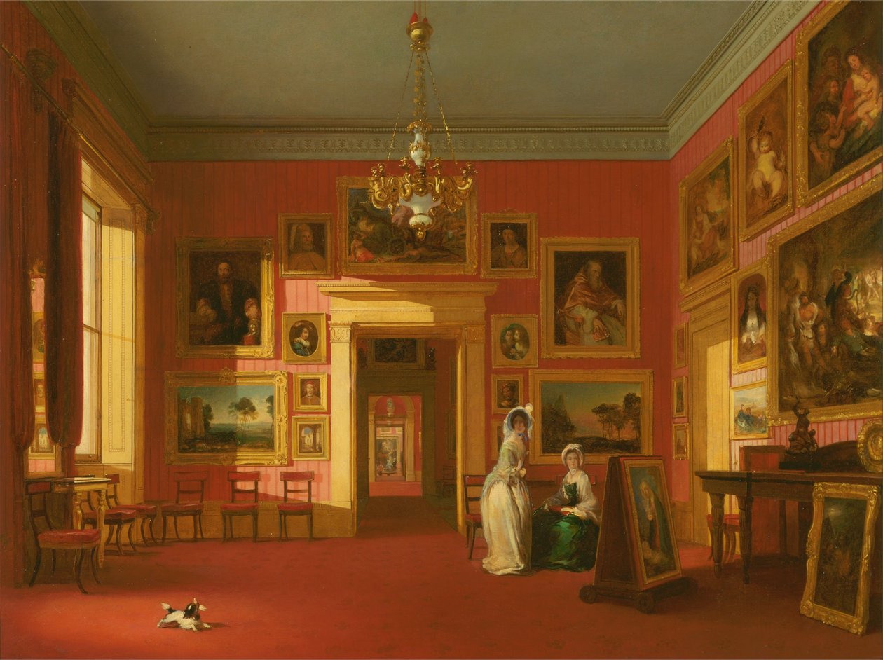Lord Northwicks bildgalleri på Thirlestaine House av Robert Huskisson
