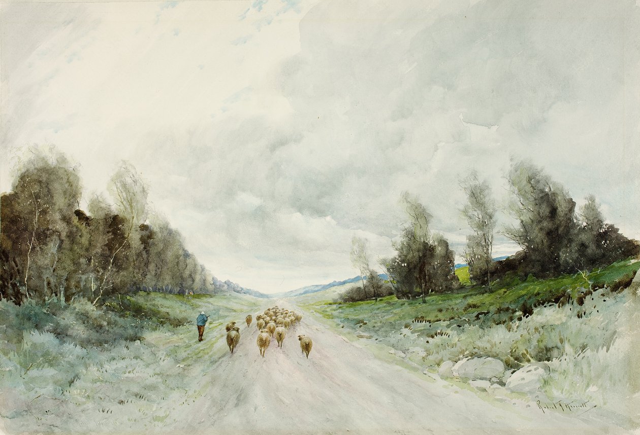 A Northumberland Road (wc på papper) av Robert J. Hewitt