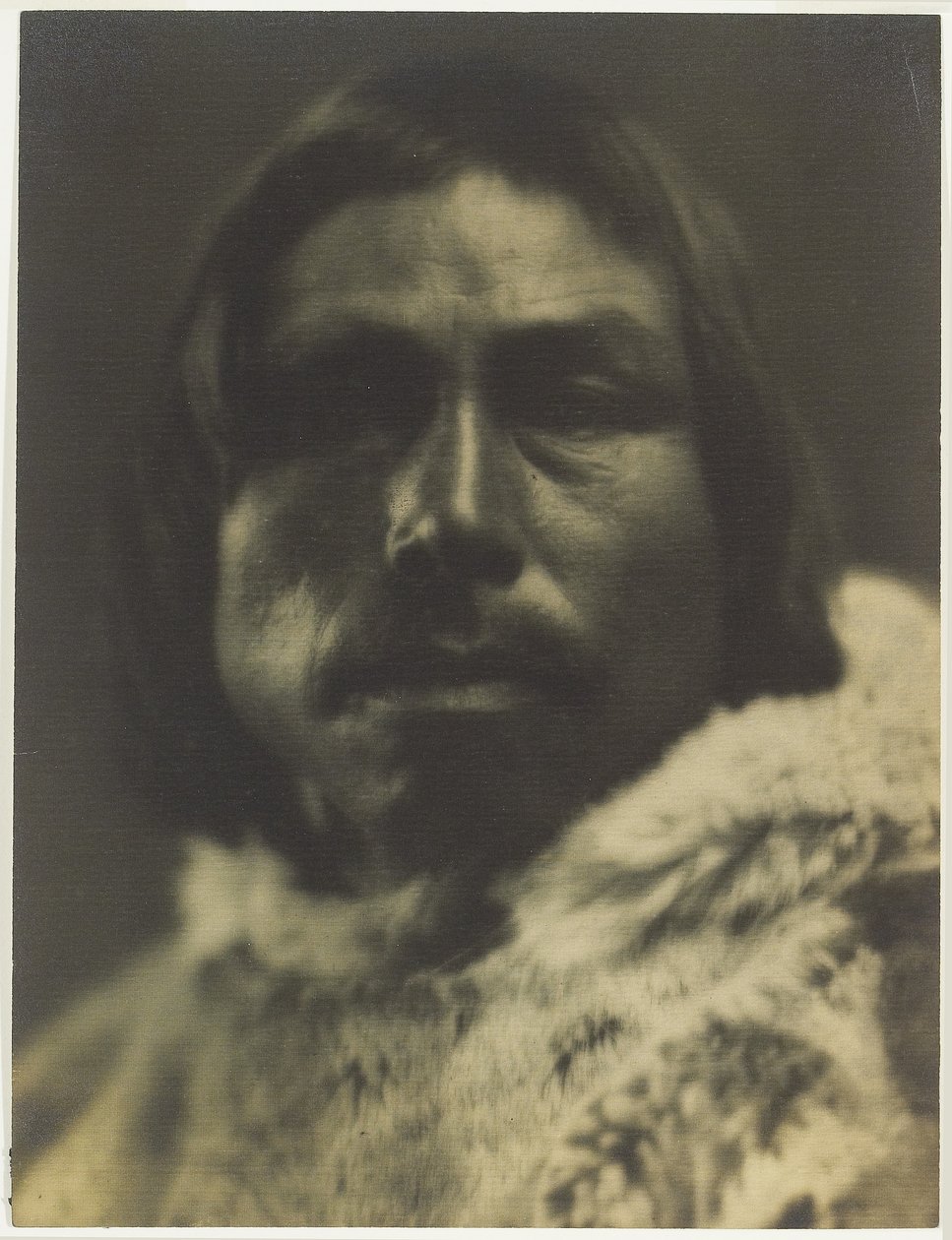 Tookoo (Hjorten). Chef för Sikoslingmint Eskimos Southern Baffin Island av Robert Joseph Flaherty