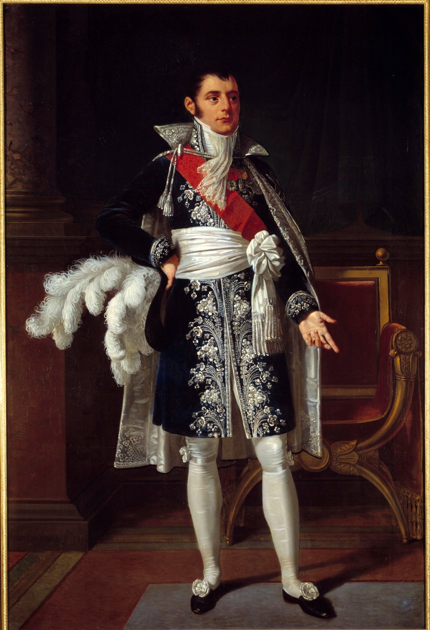 Porträtt av Anne Jean Marie Rene Savary, hertig av Rovigo (1774 - 1833) generalpolisminister. Målning av Robert Lefevre (1755-1830) av Robert Lefevre