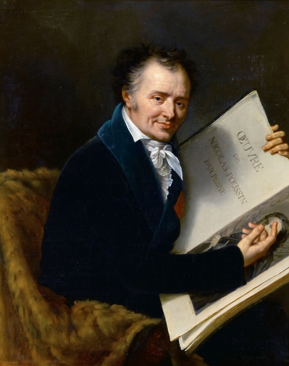 Porträtt av Dominique-Vivant Denon 1747-1825 av Robert Lefevre