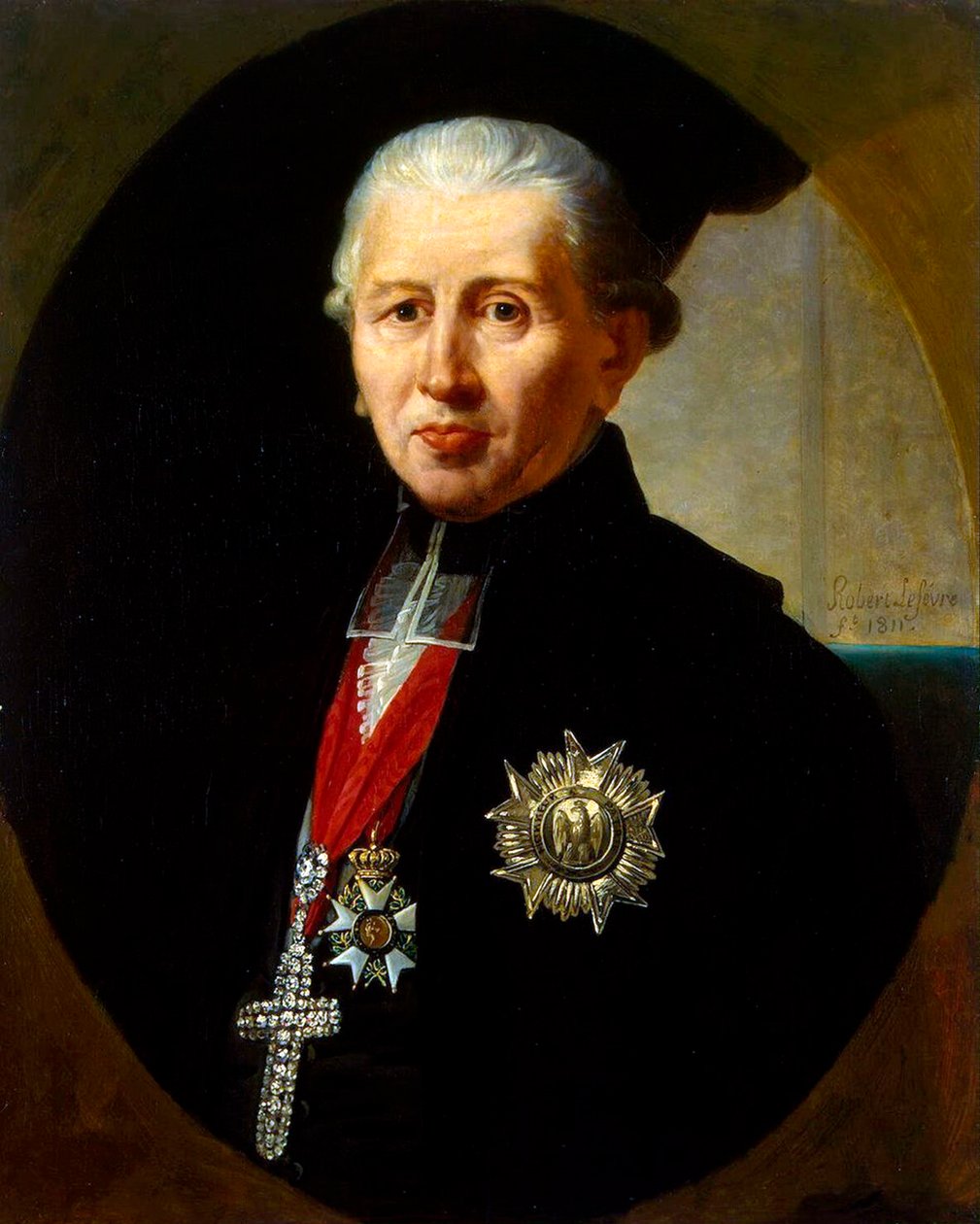 Porträtt av Karl Theodor von Dalberg