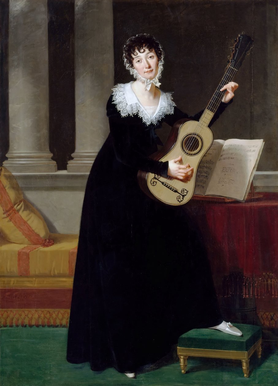 Porträtt av Pauline Duchambge 1778-1858, född de Montet av Robert Lefevre