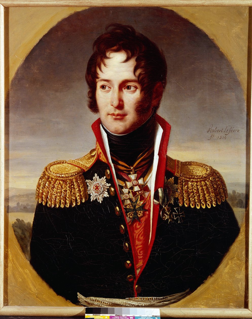 Porträtt av Pyotr Alexandrovich Chicherin (1778-1848) (Piotr Alexandrovitch Tchicherine) av Robert Lefevre