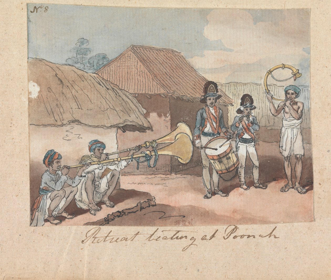 Retreat Beating at Poona av Robert Mabon
