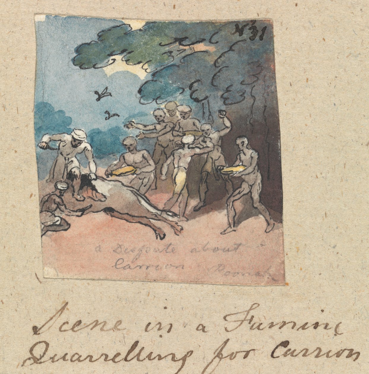 Scene in a Famine: Bråk om Carrion av Robert Mabon