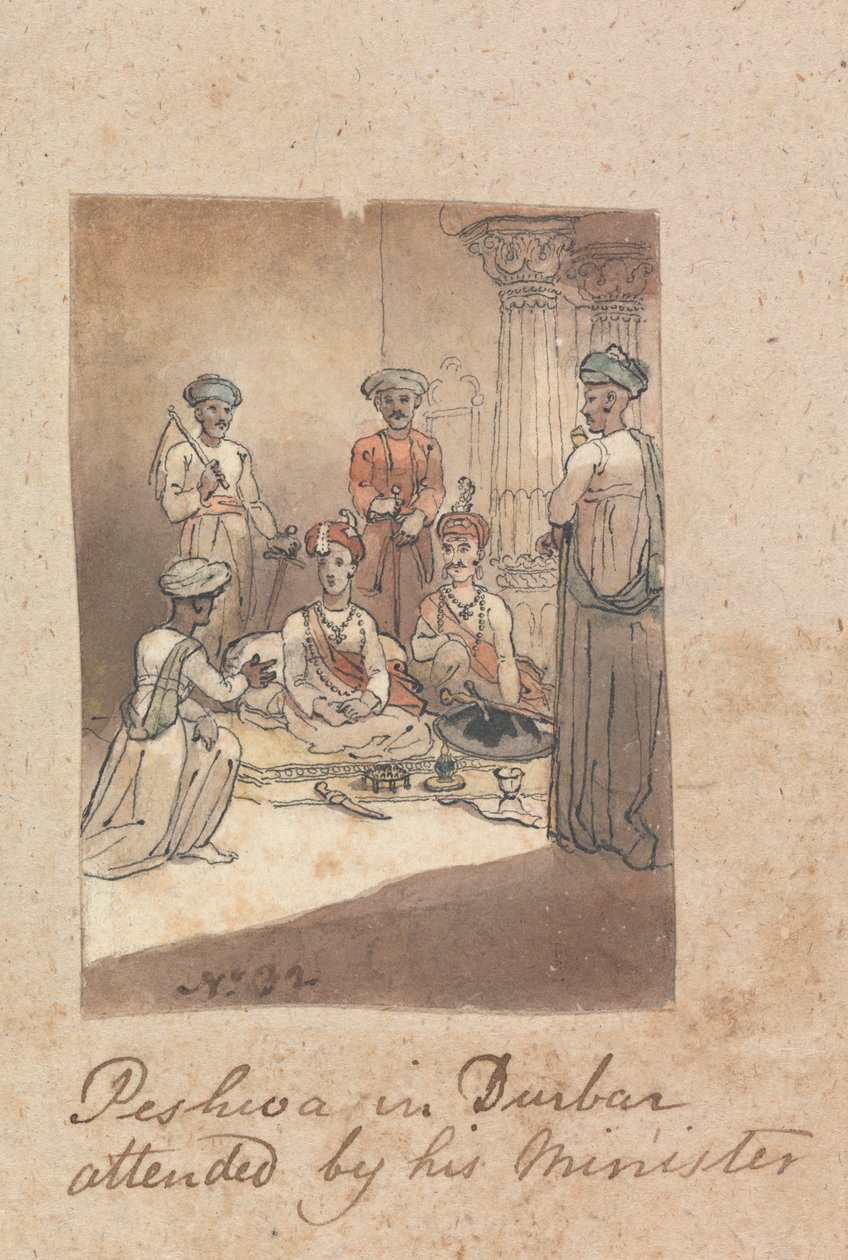 Maratha Peshwa och hans ministrar av Robert Mabon
