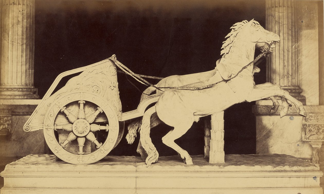 [Hästar och vagn - Vatikanmuseet] av Robert MacPherson